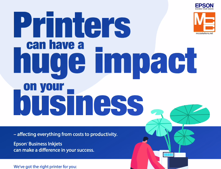 SMB/Corporate - Epson Workforce MFPs Business impact infographic